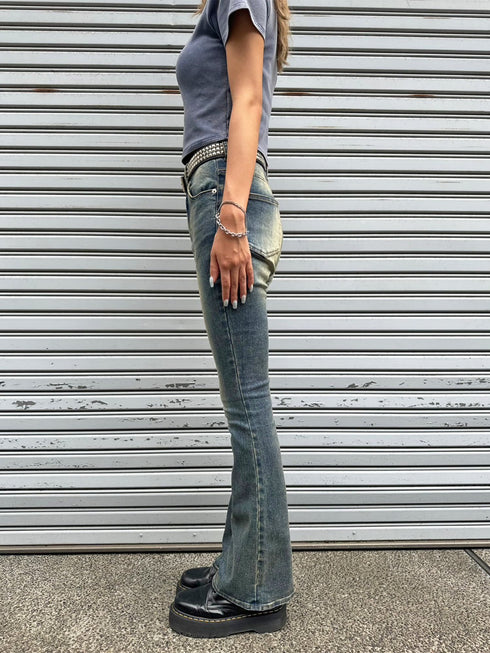 ヴィンテージフレアデニムパンツ